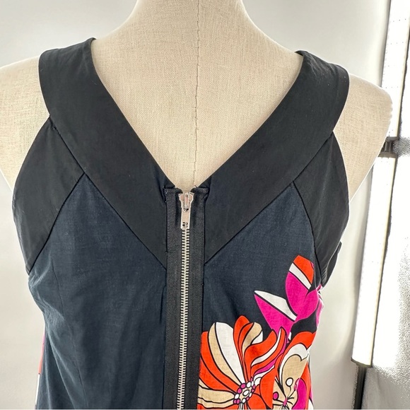 Lane Bryant womens dress 14 multicolored floral pencil 100% cotton Corp core - Picture 6 of 11